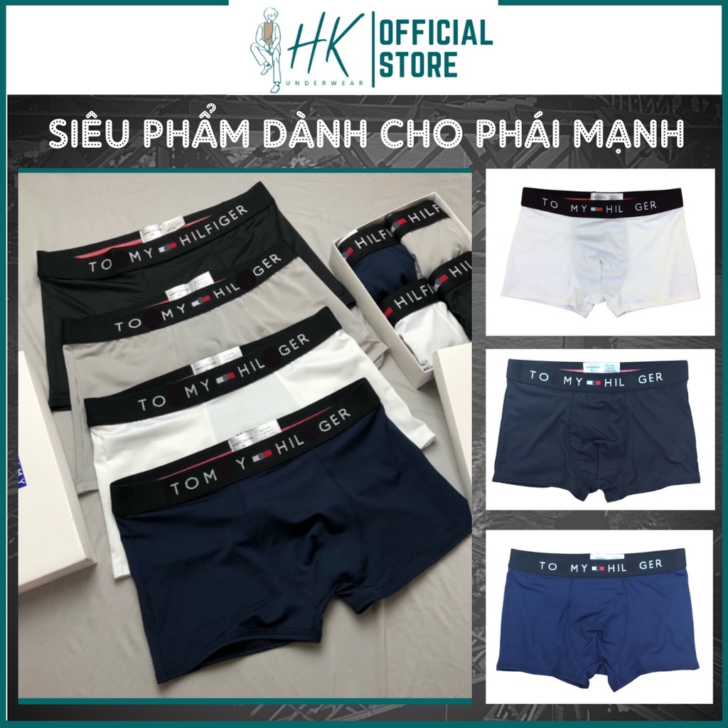 Quần Lót Nam Boxer Cao Cấp, Sịp Đùi Nam Thun Lạnh Cao Cấp Kháng Khuẩn.