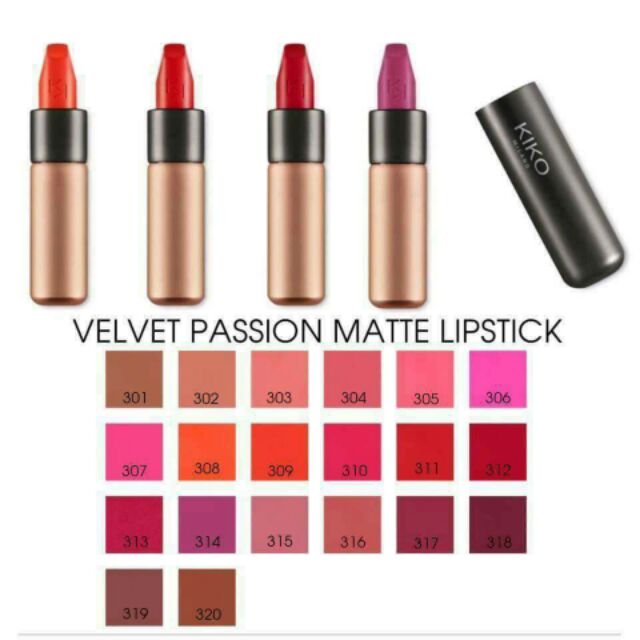 Son KIKO Velvet Passion Matte 304