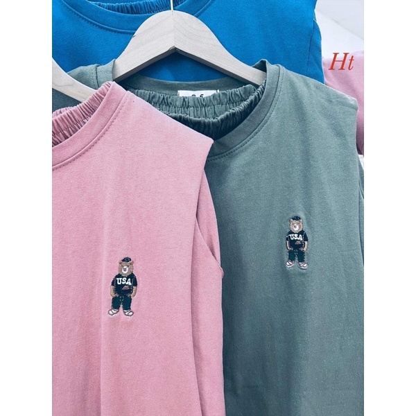 Bộ tanktop gấu nâu H2B668