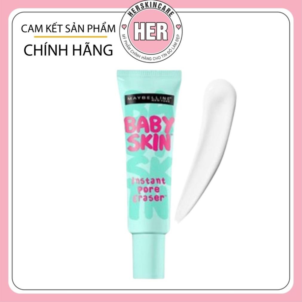 Hàng USA- Kem Lót Làm Mịn Da, Che Khuyết Điểm, Se Khít Lỗ Chân Lông Maybelline Baby Skin