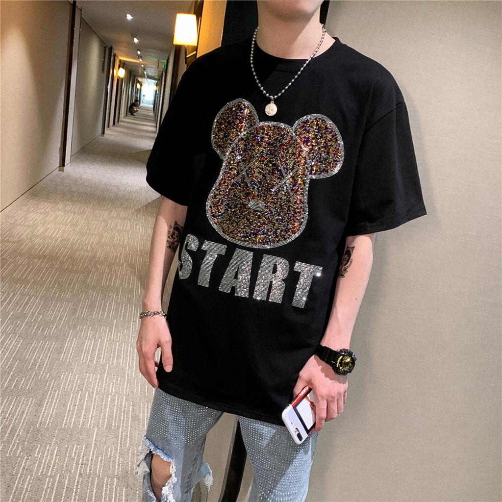 Áo Thun Cotton Tay Ngắn Dáng Rộng Thời Trang Mùa Hè Cho Nam