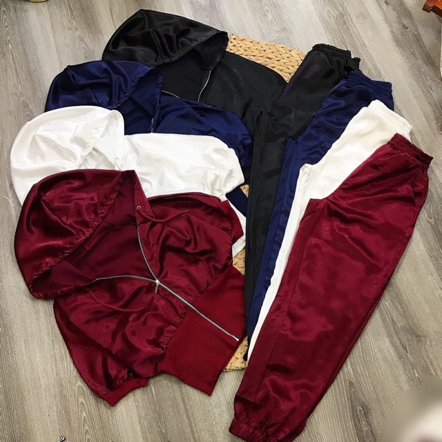 Set thể thao phi lụa ngắn tay hình thật SP