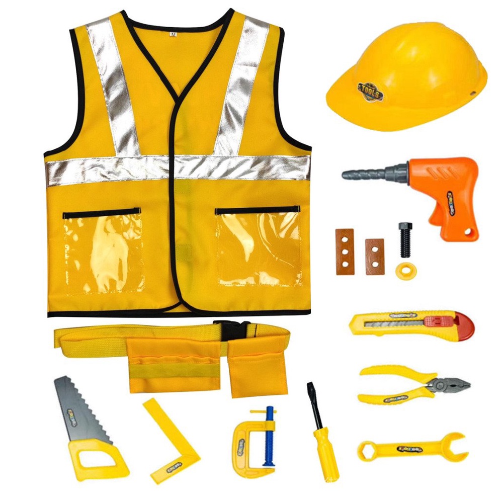 Đồ chơi trẻ em Hóa Trang Công Nhân 2022 Cho Bé