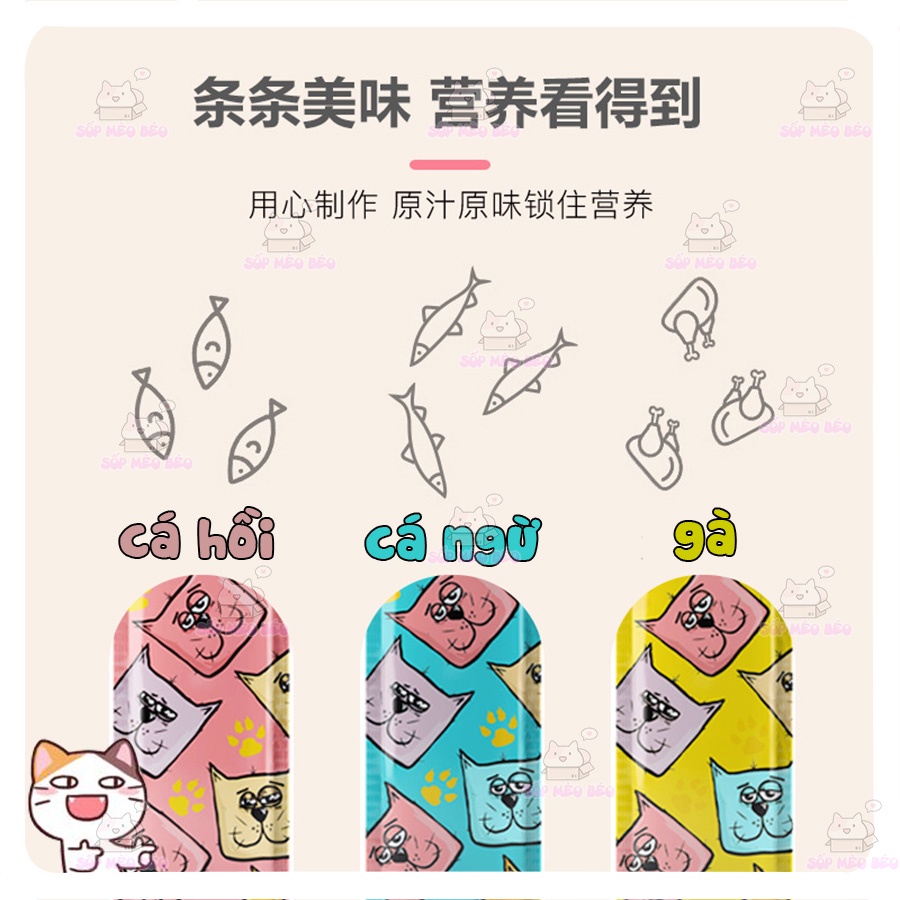 Soup thưởng Frish 15gr OEM ăn vặt cho Mèo