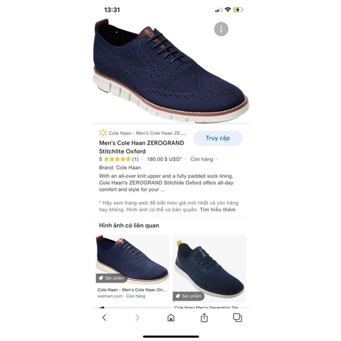 Giày Cole Haan chính hãng