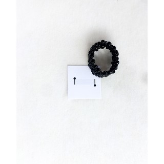 Nhẫn nữ hạt cườm màu đen #anotherRing