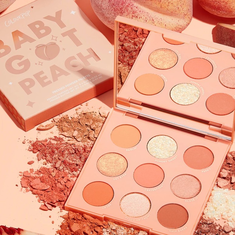 Bảng màu mắt Colourpop Baby Got Peach - phấn mắt Colorpop - phấn mắt 9 ô Eyeshadow palette