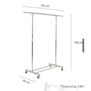 Giàn Phơi Đơn Lắp Ráp Inox CB Prota