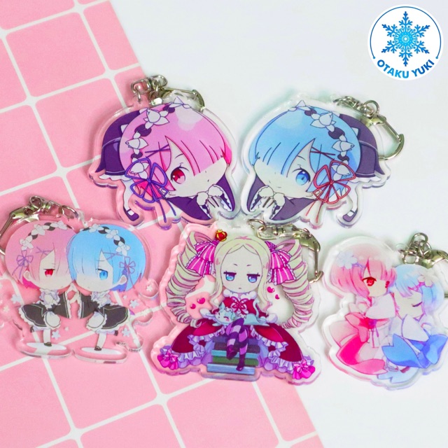 Móc Khóa Acrylic Anime Re:zero (Loại 2)