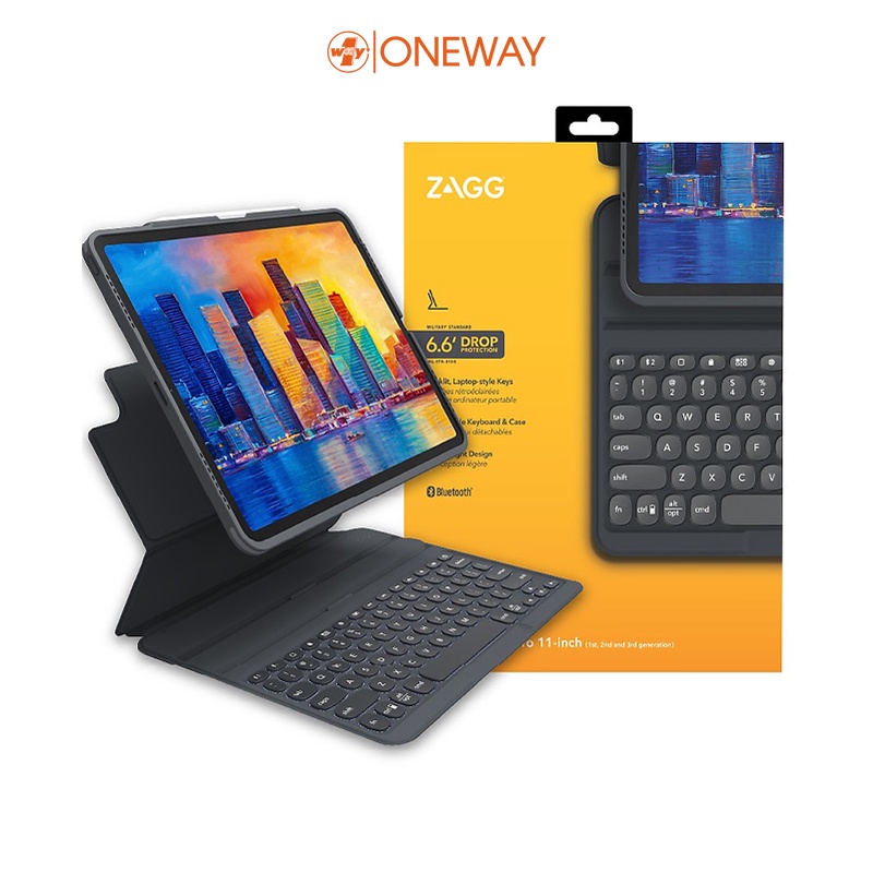 Bàn phím ZAGG Pro Keys Ipad Pro 11inch Chính hãng