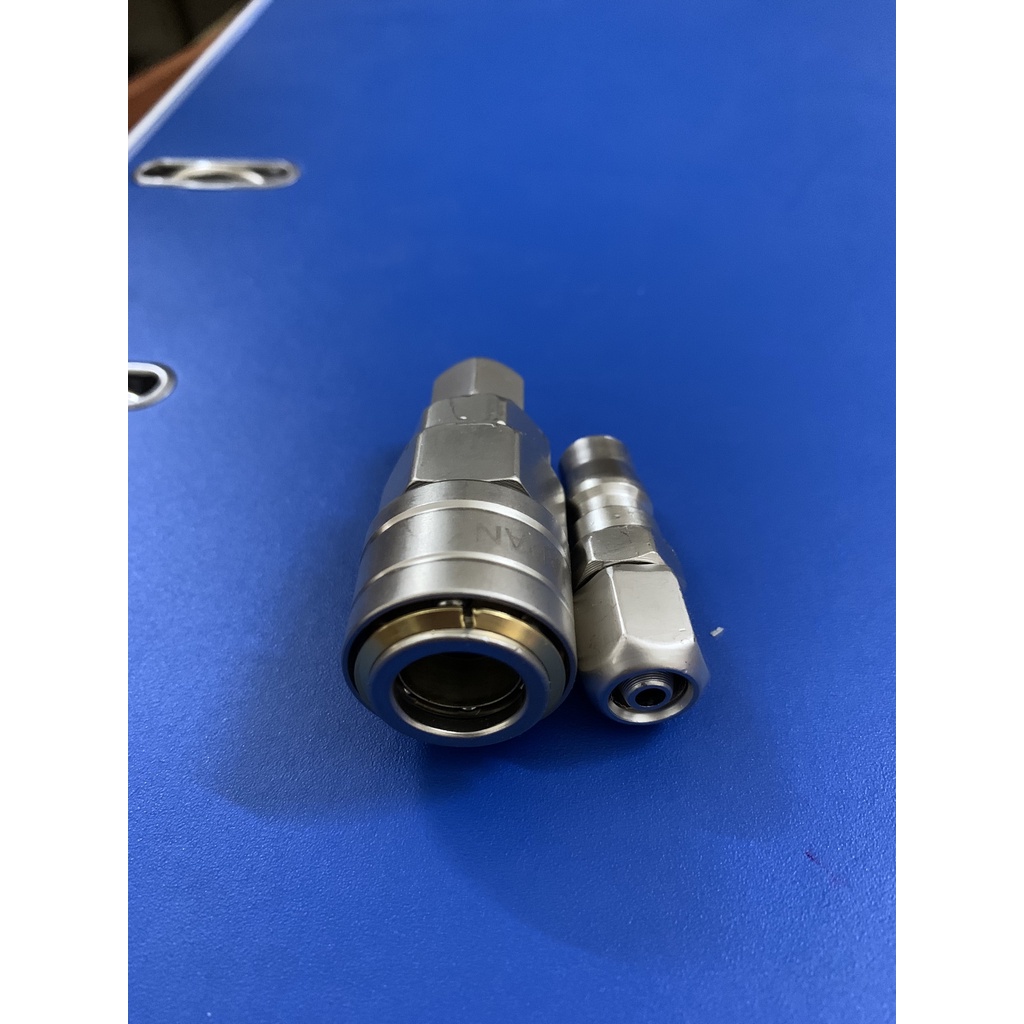 Đầu nối nhanh tự động 8mm, 10mm  dùng hơi khí nén