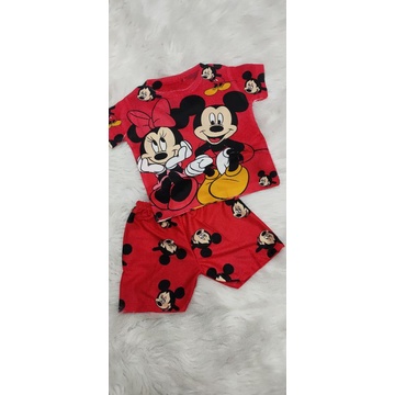 Bộ tay ngắn quần đùi thun lạnh thái cho bé trai/gái