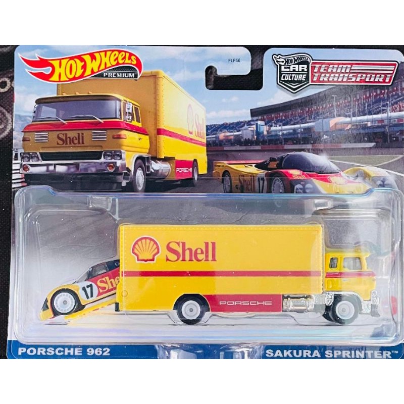 Hotwheels team transport:porsche 962 - Sakura sprinter