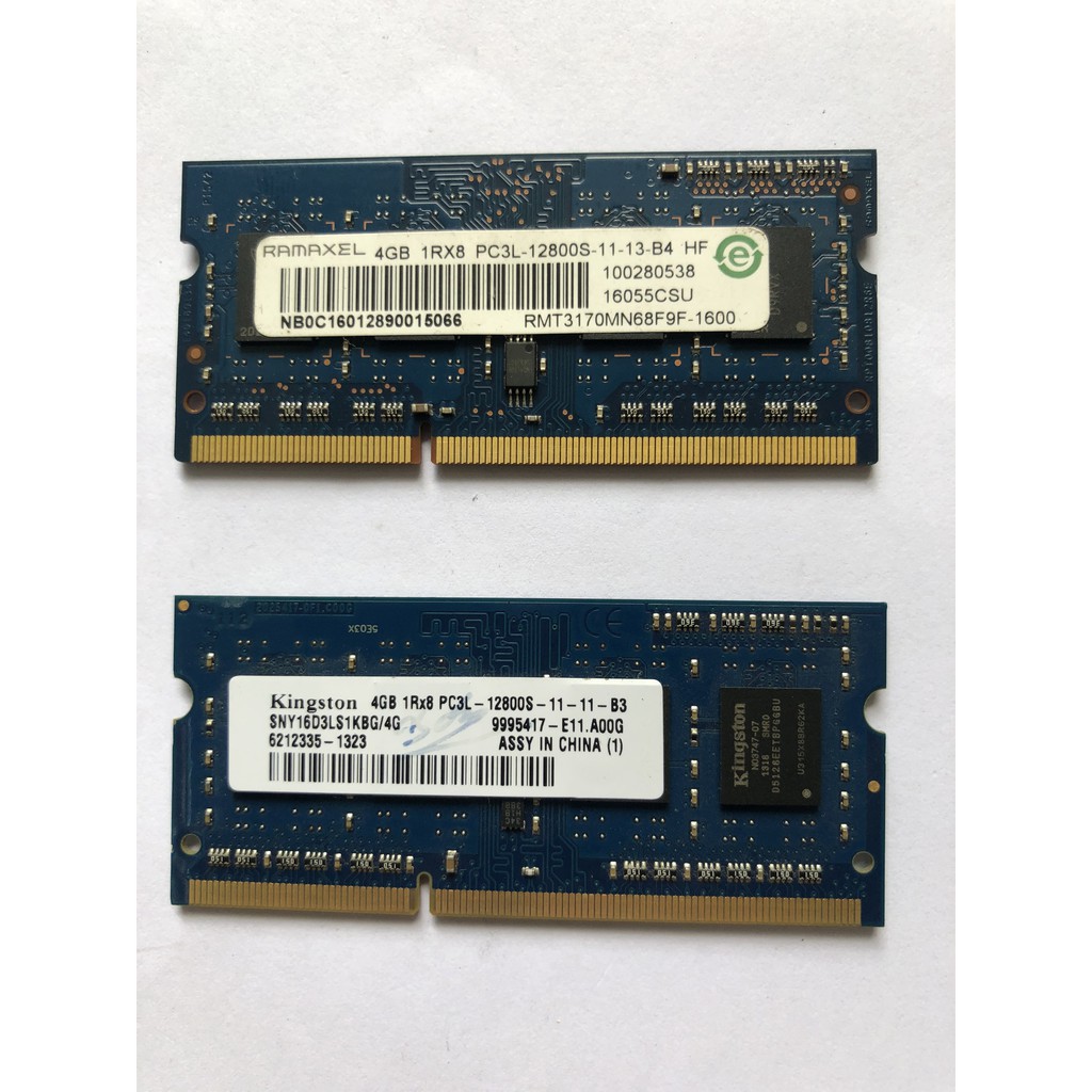 RAM Laptop DDR3 PC3/PC3L BUSS 1600 / 12800S hàng chính hãng tháo máy có bảo hành
