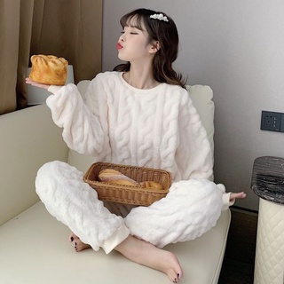 Order_ bộ ngủ bông trơn 3 màu đơn giản n82