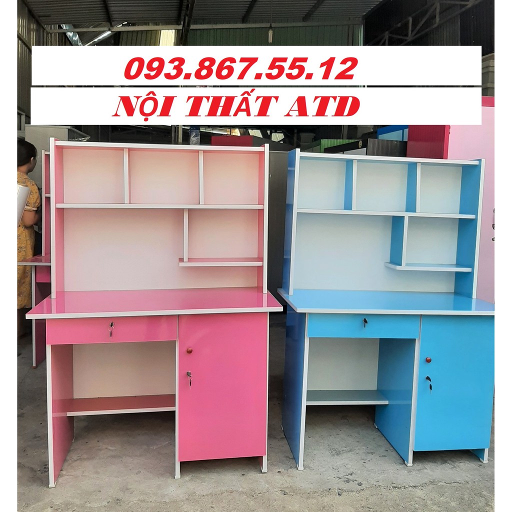 Bàn học sinh có kệ sách - bàn học cho bé ván ép giá rẻ | BigBuy360 - bigbuy360.vn