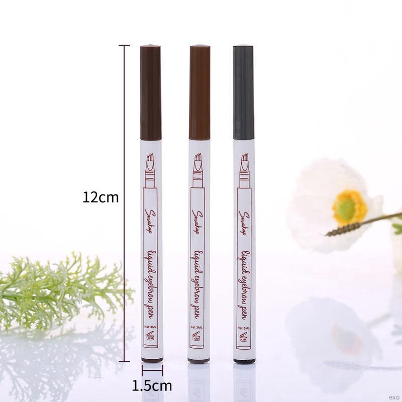 [Hàng mới về] ♕ exo ღ Bút kẻ mày đầu 4 ngạnh cho nét vẽ siêu mỏng và chống nhòe SMAKUP | BigBuy360 - bigbuy360.vn