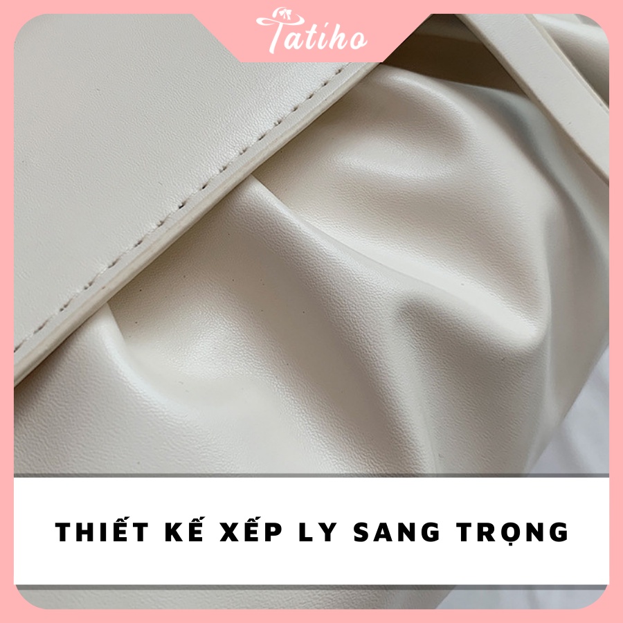 Túi Xách Đeo Chéo (Túi Xách Nữ) Phối Nhúng Bèo Xếp Ly Phong Cách Thời Trang Hiện Đại - Tatiho - Mã TUI61