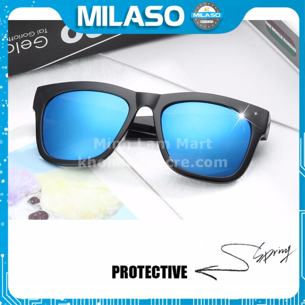 Kính Mát Nam Nữ Unisex MILASO Kính Mát Thời Trang Nam Mắt Kính Tráng Gương Chống Tia UV FA-001010