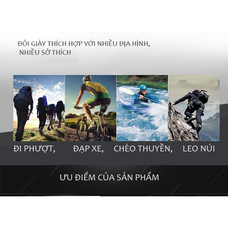 Giày phượt, đi biển, leo núi, lội suối bền, đẹp, thoát nước cực tốt, giữ cho chân luôn cảm giác thông thoáng po098