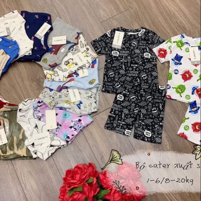 Combo 5 bộ carters bé trai ngẫu nhiên
