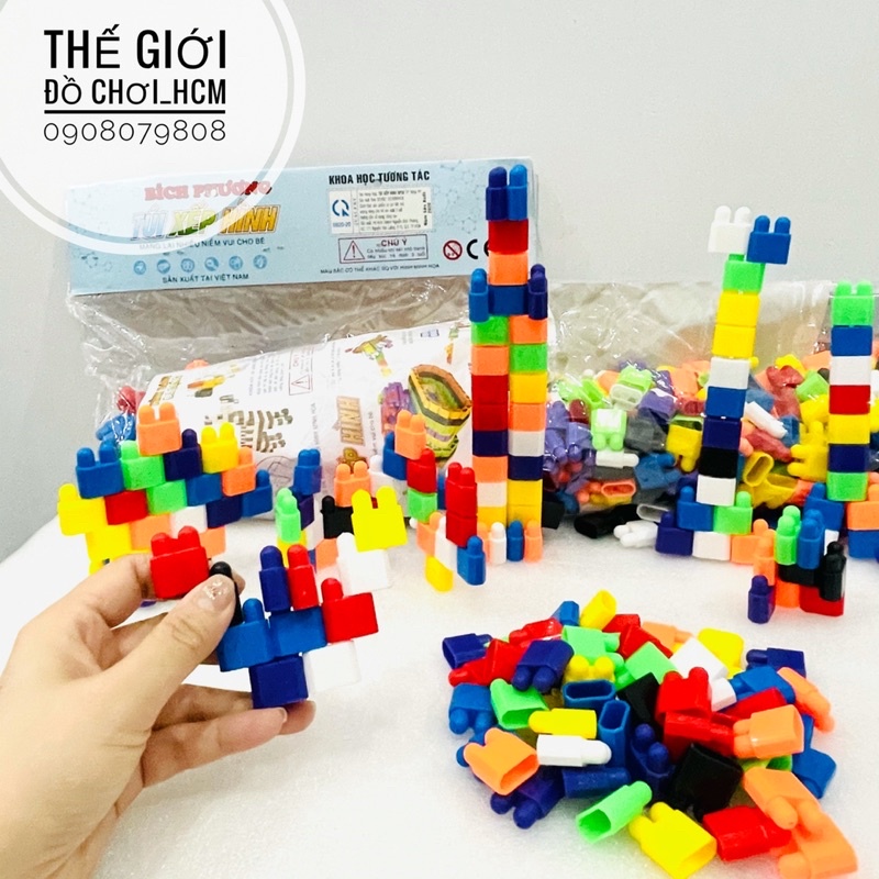 Đồ chơi xếp hình lắp ráp Lego nút lớn dành cho bé yêu.
