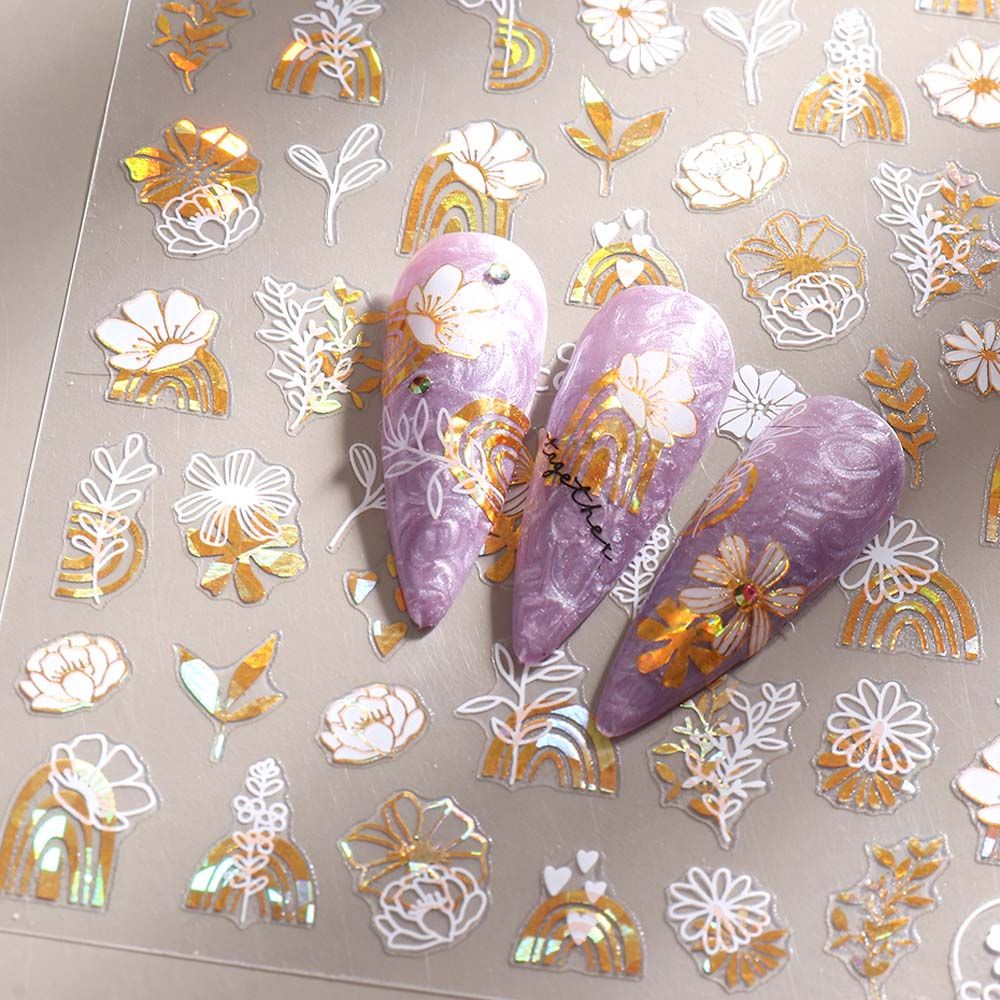 [Hàng mới về] Miếng dán trang trí móng tay nhiều kiểu tùy chọn 3D DIY độc đáo