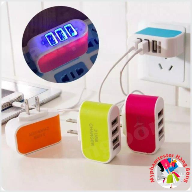 Củ sạc 3 cổng USB