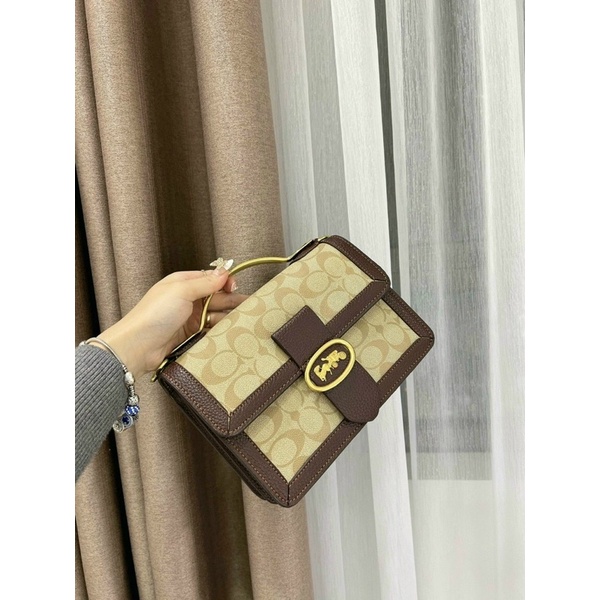 Túi  Đeo  Chéo  Coách Bả Tay Cầm Phụ  Kiện Sáng  Bóng