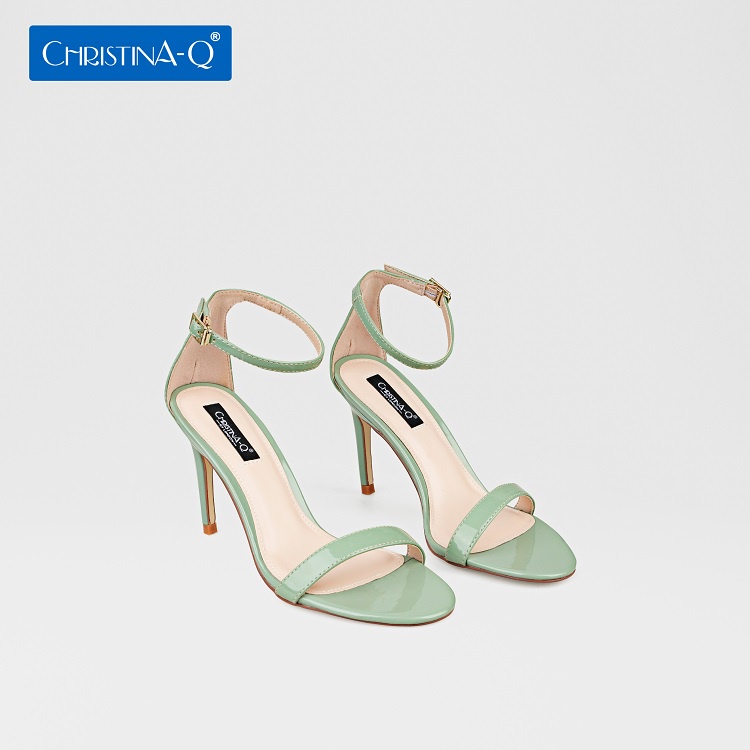 Giày sandals nữ cao gót nhọn 9cm ChristinA-Q XDN261
