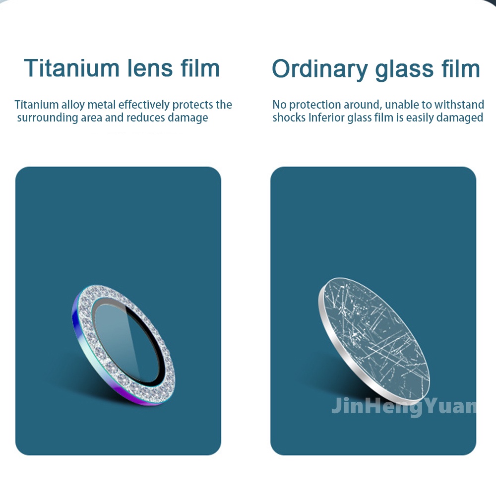 Khung viền bảo vệ camera sau thích hợp cho iphone 13 12 11 pro max 12mini