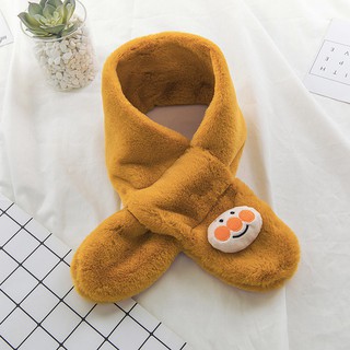 Khăn choàng cổ phối lông thú cho bé