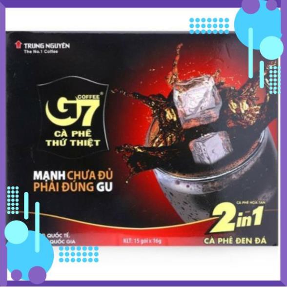 CÀ PHÊ ĐEN ĐÁ 2IN1 G7