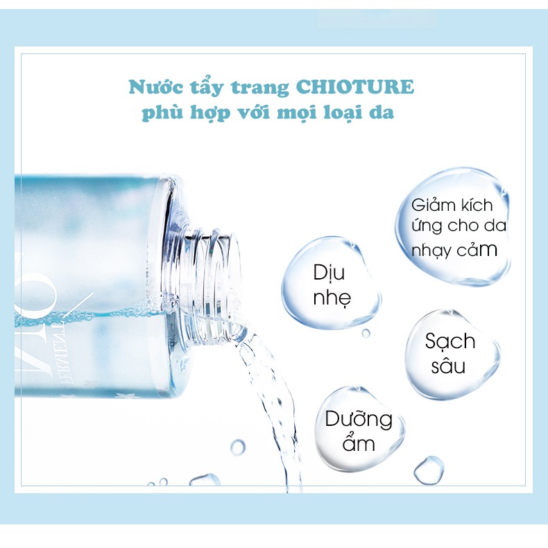 Nước tẩy trang Chioture Ferment one cleansing water làm sạch sâu phù hợp với mọi loại da | BigBuy360 - bigbuy360.vn