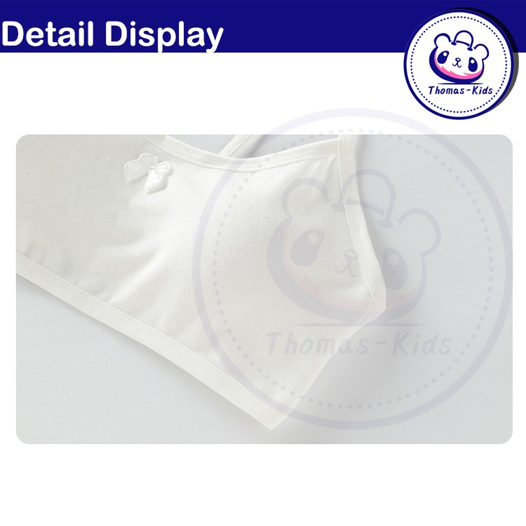 Áo Ngực Cotton Pha Thoáng Khí Dễ Thương Cho Bé Gái 8-16 Tuổi
