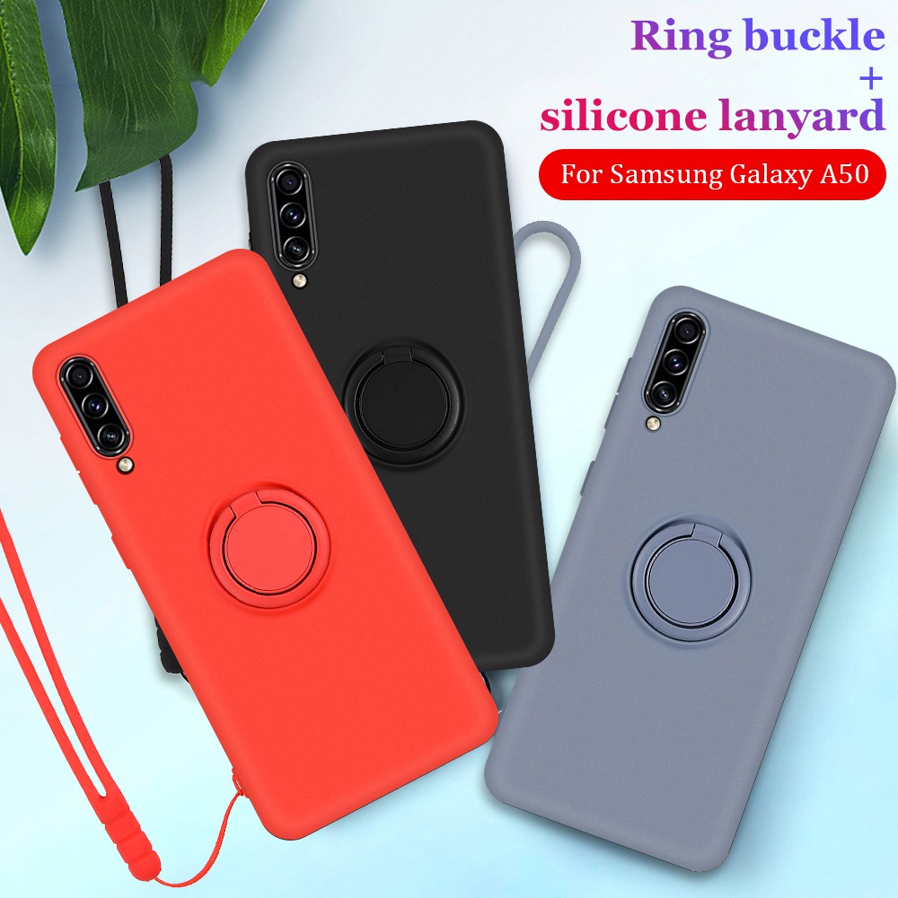 Ốp điện thoại silicon dẻo có giá đỡ nam châm cho Samsung Galaxy A10 A20 A30 A50 A20S A30S A50S A31 A51 A71 A21S