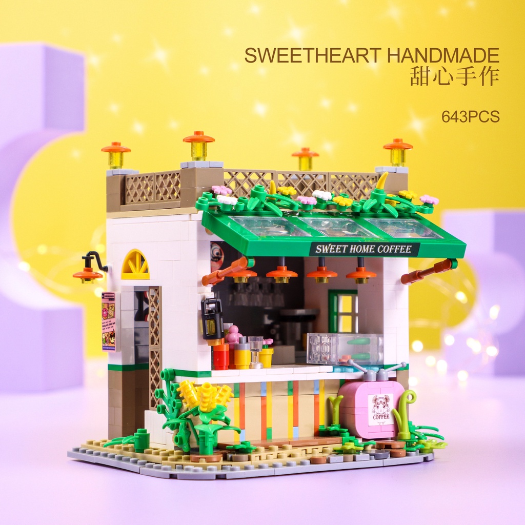 Bộ Đồ Chơi Lắp Ráp Mô Hình Nhà Cửa Thành Phố Annie Dành Cho Trẻ Em