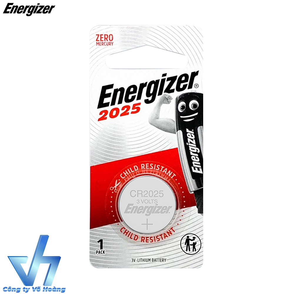 Pin Energizer 2025 3V (Bạc)