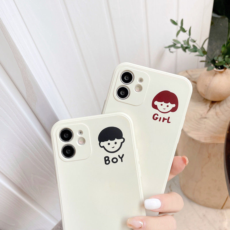 Iphone 11 12 Pro Max 12 Mini Se 2020 Xs Max Xr X 7 8 6 Plus ốp điện thoại Silicone Mềm Chống Rơi In Hình Cô Gái Xinh Xắn Cho | BigBuy360 - bigbuy360.vn
