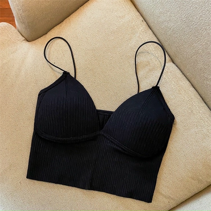 ÁO BRA 2 DÂY MẢNH CỔ V DÁNG LỬNG ,ĐỆM NGỰC KIỂU MỚI 1833
