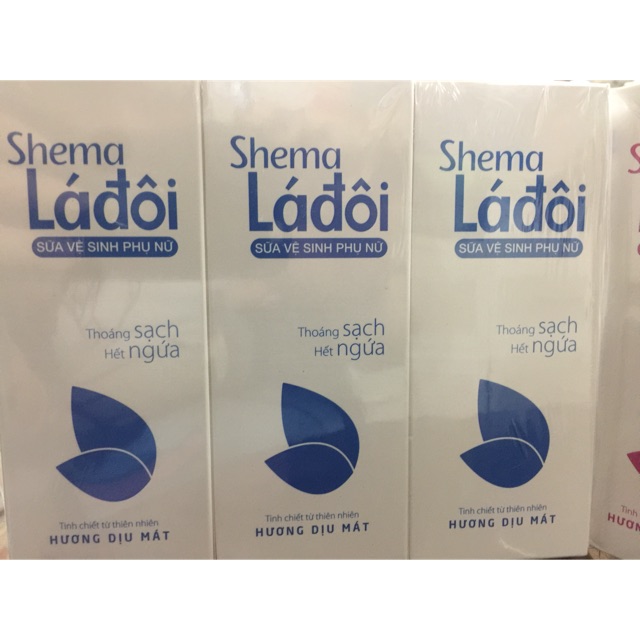 DUNG DỊCH VỆ SINH SHEMA LÁ ĐÔI