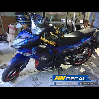 Tem Trùm Exciter 150 Xanh Đen Ichigo