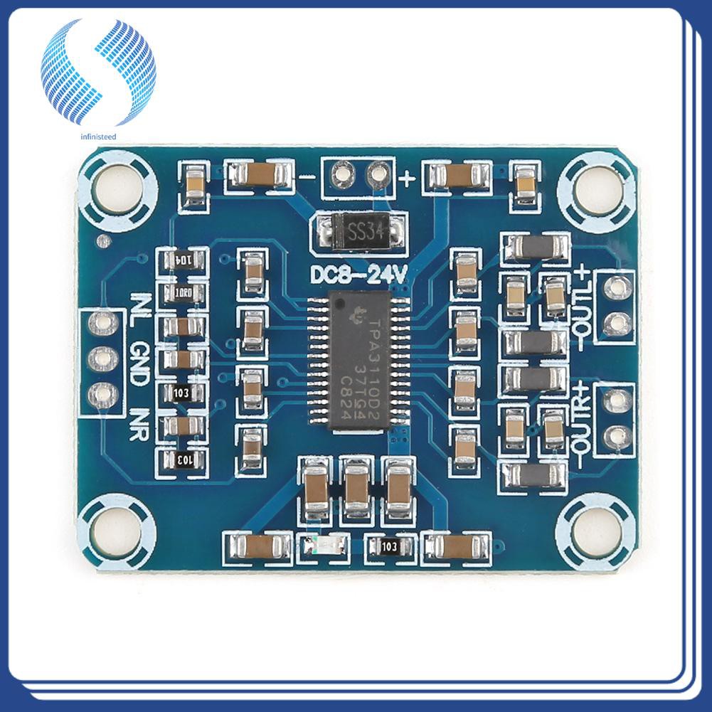 2X15W Digital Audio Stereo Amplifier Module Board TPA3110 Class D Power AMP