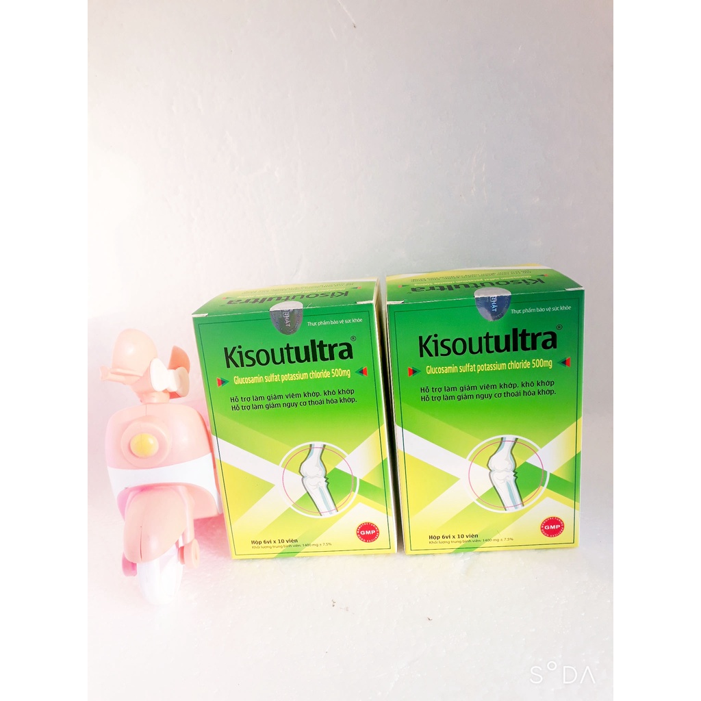 Viên dưỡng khớp glucosamine KISOUTULTRA, hỗ trợ giảm v.iêm khớp, khô khớp; hỗ trợ phục hồi mô sụn khớp bị tổn thương