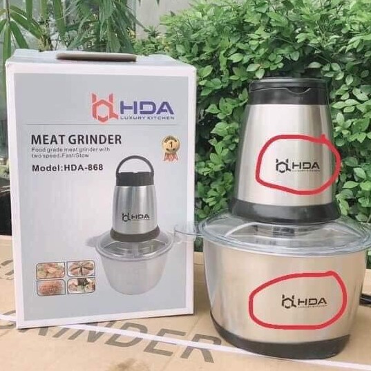 Máy xay thịt, cua, cá, hành, tỏi, ớt cối inox hàng chính hãng bảo hành 3 tháng-giadungsieure