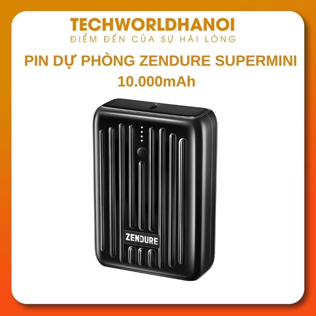 Pin sạc dự phòng siêu nhỏ ZENDURE SUPERMINI 10.000mAh PD18W - Type C | Hàng chính hãng
