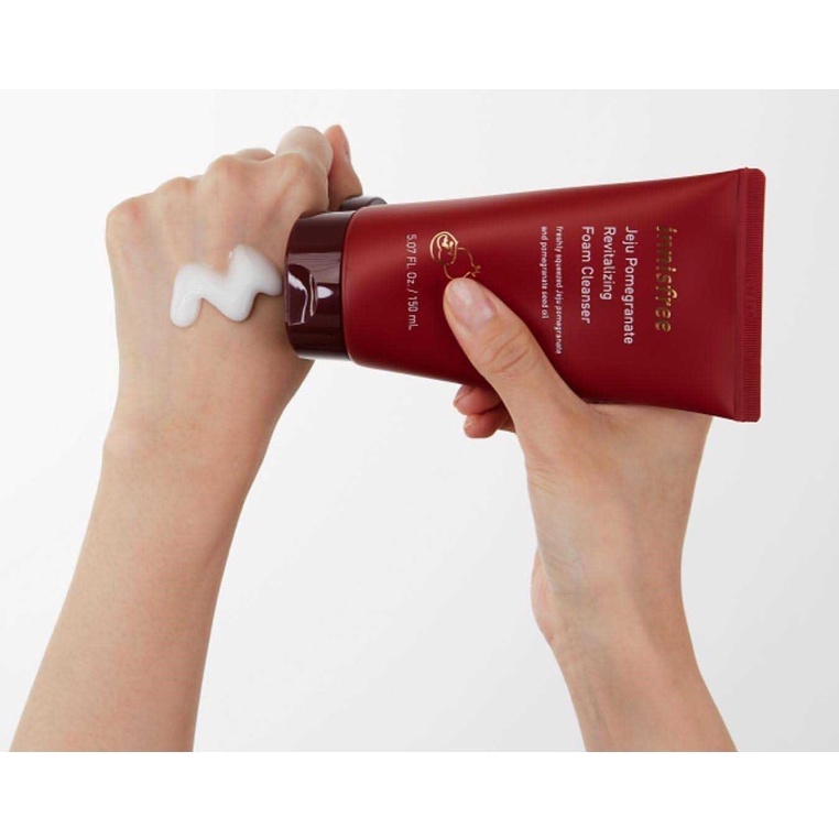 Sữa Rửa Mặt Innisfree Cleansing Foam 150ml Trà xanh - Tro núi lửa - Lựu đỏ - Quýt - Cherry Blossom - Bija