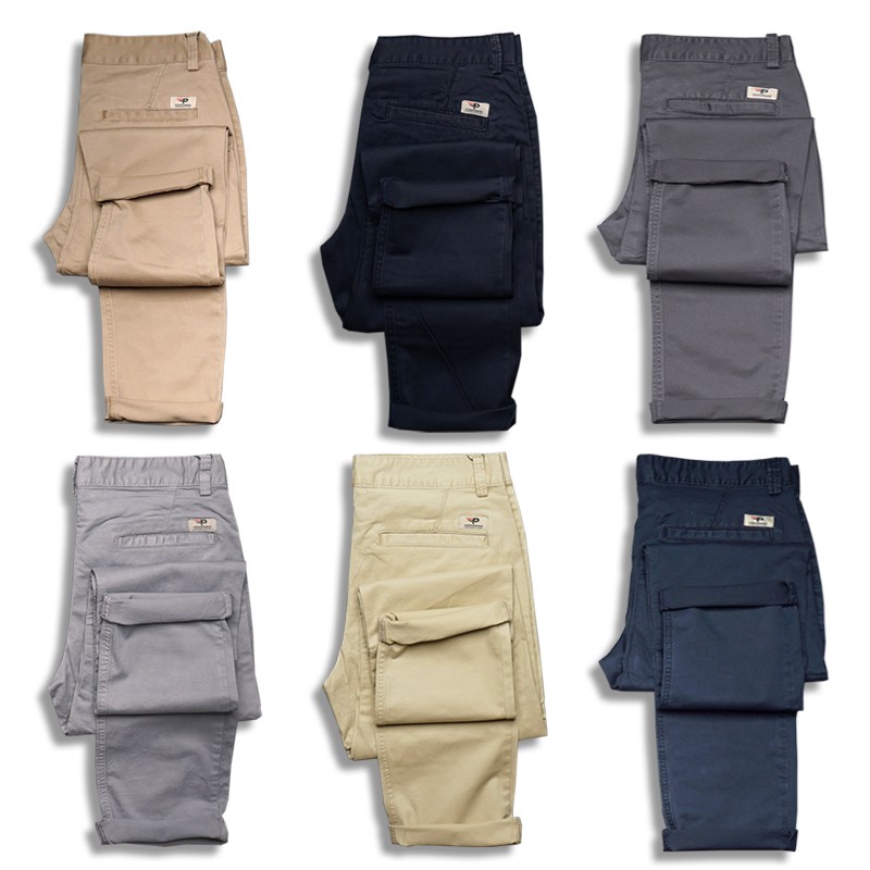 Quần Kaki Dài Nam co giãn Pigo cao cấp QKK01 nhiều màu | BigBuy360 - bigbuy360.vn