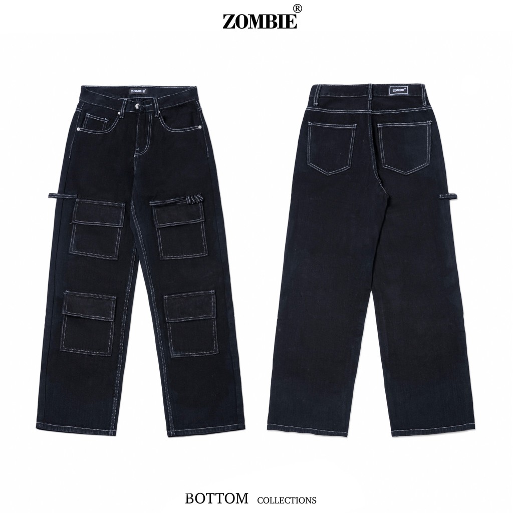 Quần ZOMBIE® Cargo Jeans In Black | WebRaoVat - webraovat.net.vn