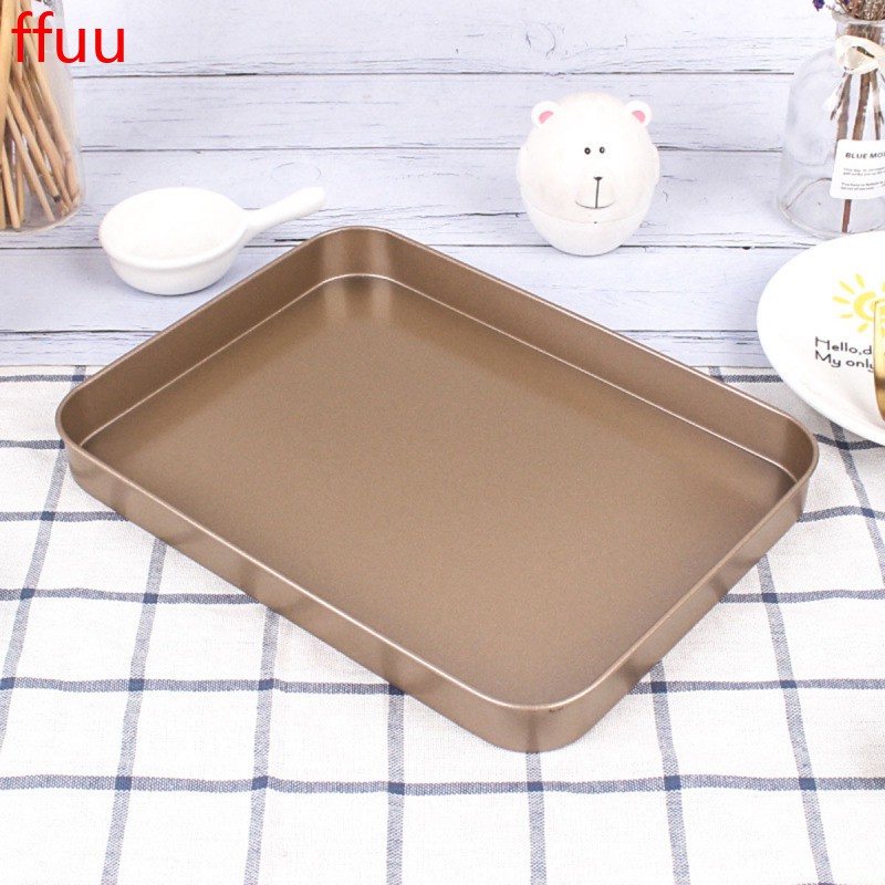 Khay nướng bánh hình chữ nhật chống dính bằng thép carbon